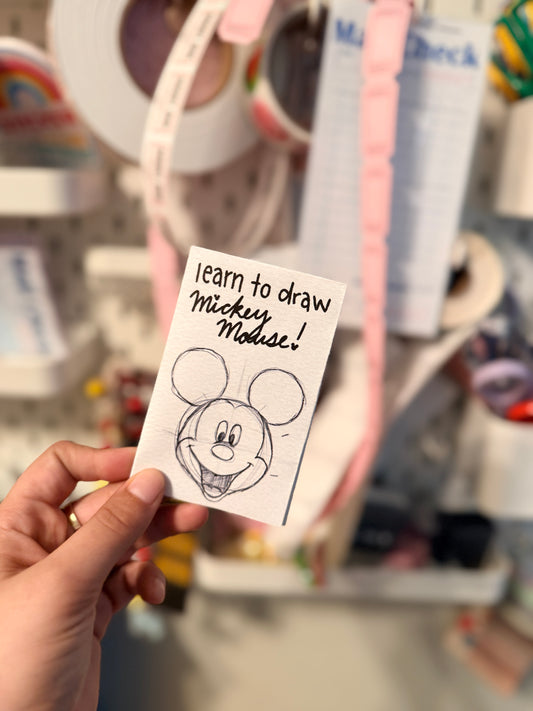How To Draw Mickey Zine • Digital Download