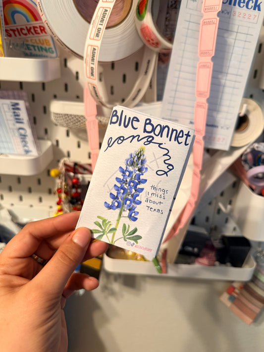 Bluebonnet Longing Zine • Digital Download