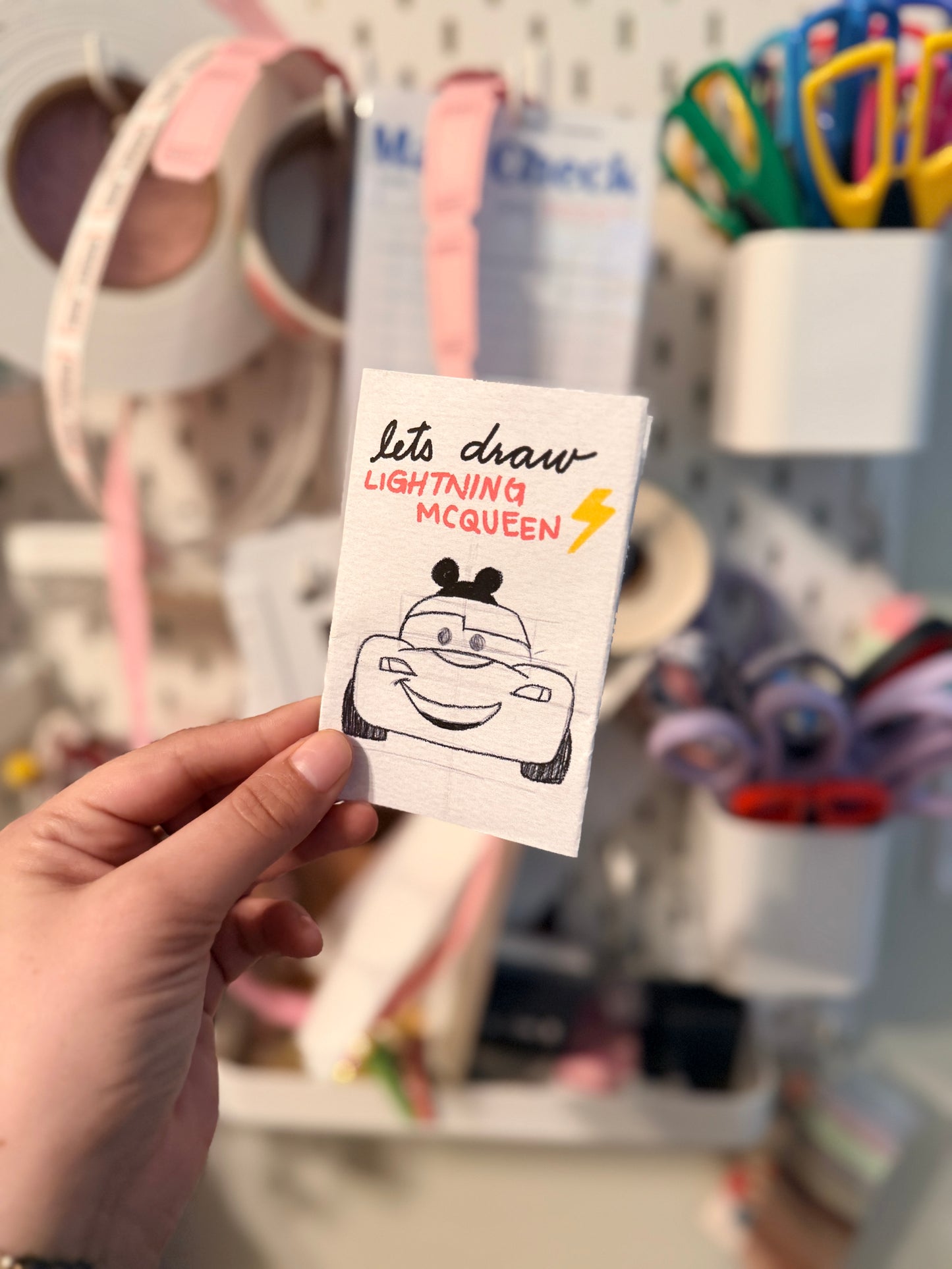 How To Draw Lightning Mcqueen Zine • Digital Download